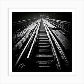 Train Tracks Art Print