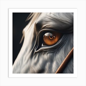 Eye Of A Horse 43 Art Print