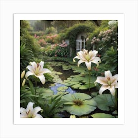 Lily Pond Art Print