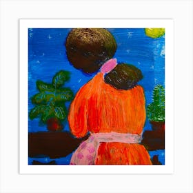 Night In The Garden Art Print