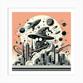 Apocalypse City Art Print