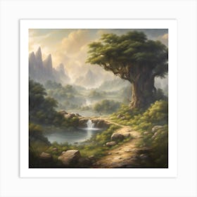 Forest Path Art Print