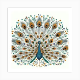 Peacock 4 Art Print