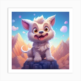 Cute Puppy Art Print