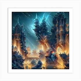 Fantasy City Art Print