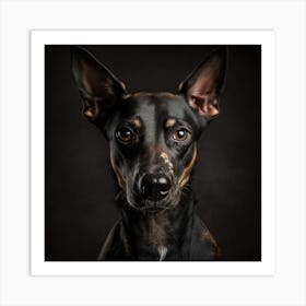 Portrait Of A Dog 3 Art Print