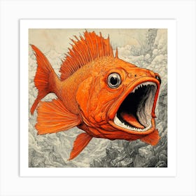 Fish In The Sky Art Print