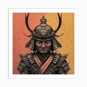 Samurai Warrior 1 Art Print