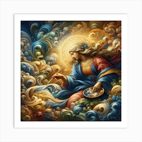 Jesus Painting Art Print