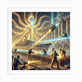 A Depiction Of The Harmonizers Repairing And Forti 1 Art Print