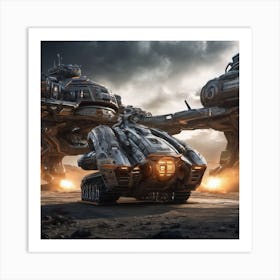 Sci Fi Vehicle Concept Art Print