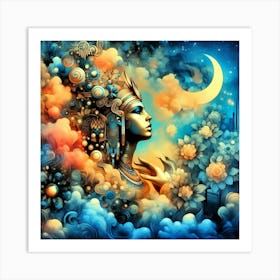 Cleopatra Portrait Artwork 35 Art Print