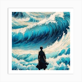 Lord Of The Waves Art Print