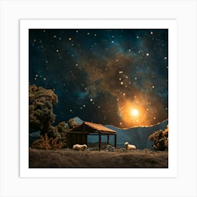 Nativity Scene 11 Art Print