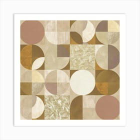 Abstract Circles 5 Art Print