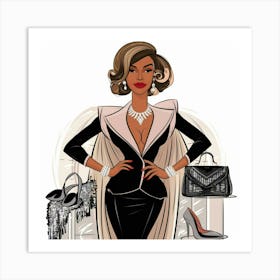 Fashionista Art Print