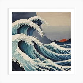 Great Wave Off Kanagawa 21 Art Print