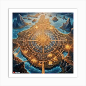 City In The Sky Art Print