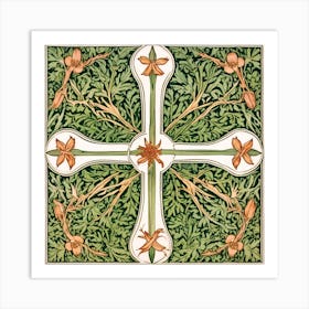 Imbolc Cross Art Print