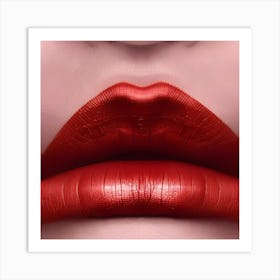 Red Lips3 Art Print