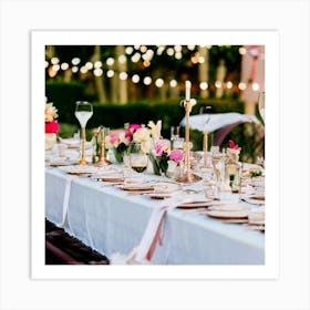 Formal Table 2 Art Print