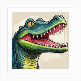 Alligator 7 Art Print