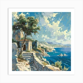 Cliffs Of Val D'Or Art Print