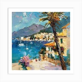 City By The Sea Mallorca Art Print