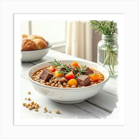 Stew With Meat And Vegetables 1 Art Print