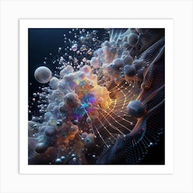 Abstract Fractals Art Print