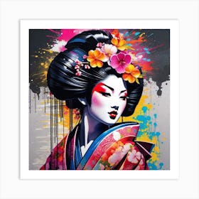 Geisha 147 Art Print