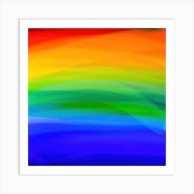 Rainbow Light Background Art Print