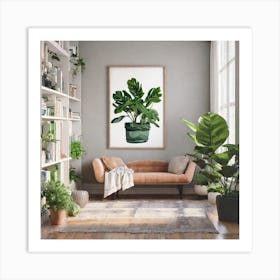 Green Plant Art Print