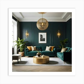 Modern Living Room 113 Art Print