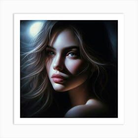 Dark Beauty 2 Art Print