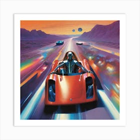 Futuristic Car 35 Art Print