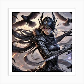 Zoya Nightshade 5 Art Print