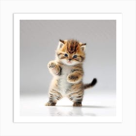 funny cat 1 Art Print