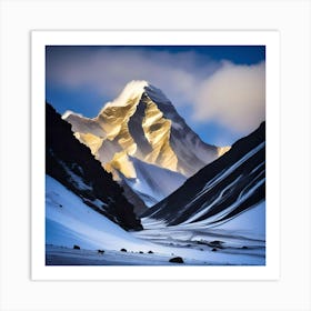 MOUNT QOMOLANGMA Art Print