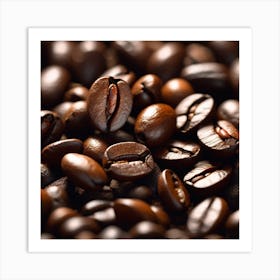 Coffee Beans 101 Art Print