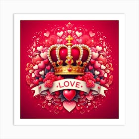 Love And Crown Art Print