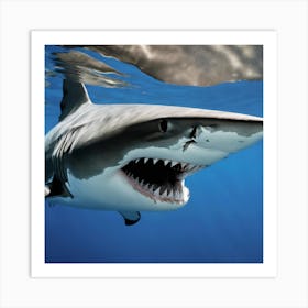 Great White Shark 18 Art Print