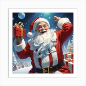 Santa Claus 6 Art Print