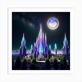 Ice Castle Art Print