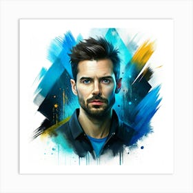 Portrait Of A Man 12 Art Print