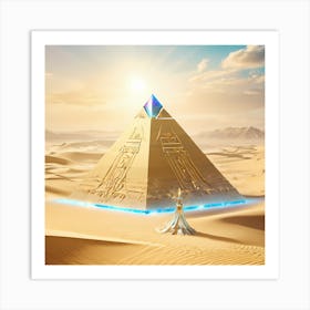 Egyptian Pyramid Art Print