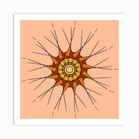 Sunburst Art Print