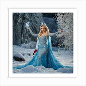 Frozen Princess Art Print