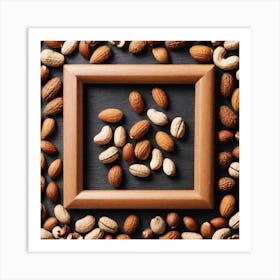 Nuts In A Frame 3 Art Print