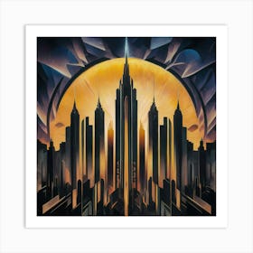 Cityscape 16 Art Print